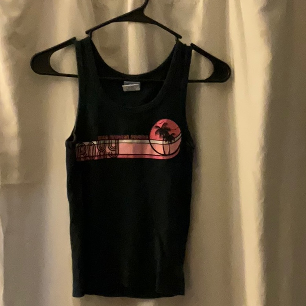 Roxy Palm Tree Print Tank Top